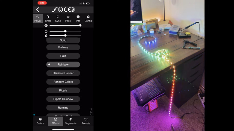 WLED smart LED strip