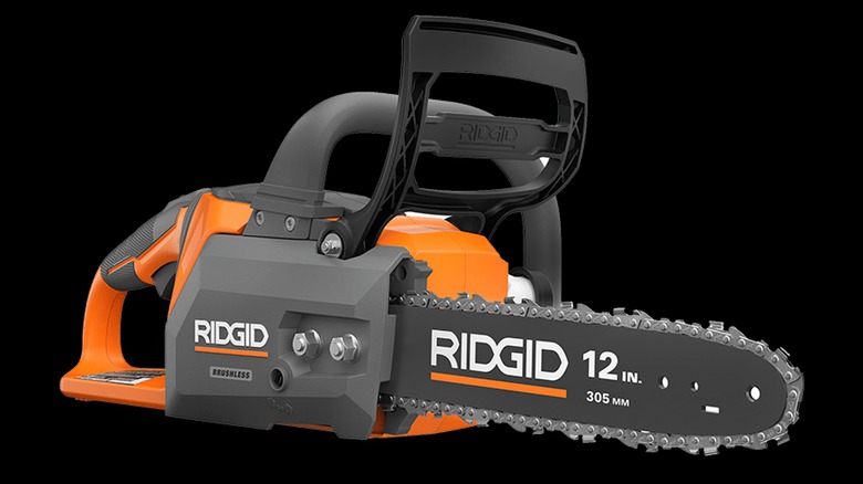 Ridgid battery-powered chainsaw