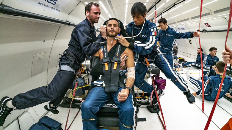 zero-g medical science test