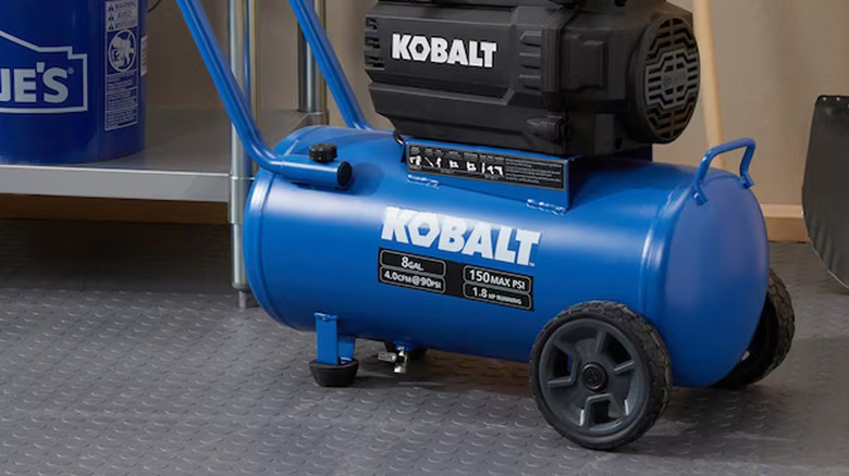 blue kobalt air compressor