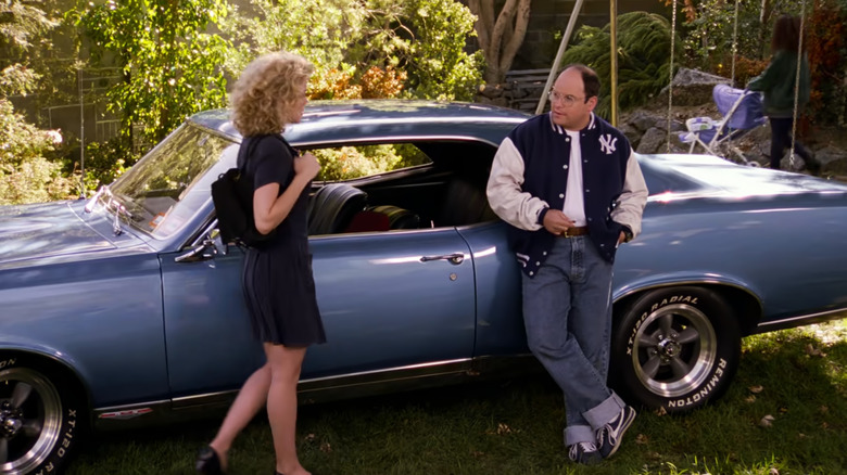 George Costanza leaning on 1967 GTO