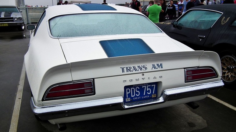 1971 Firebird Trans Am parked