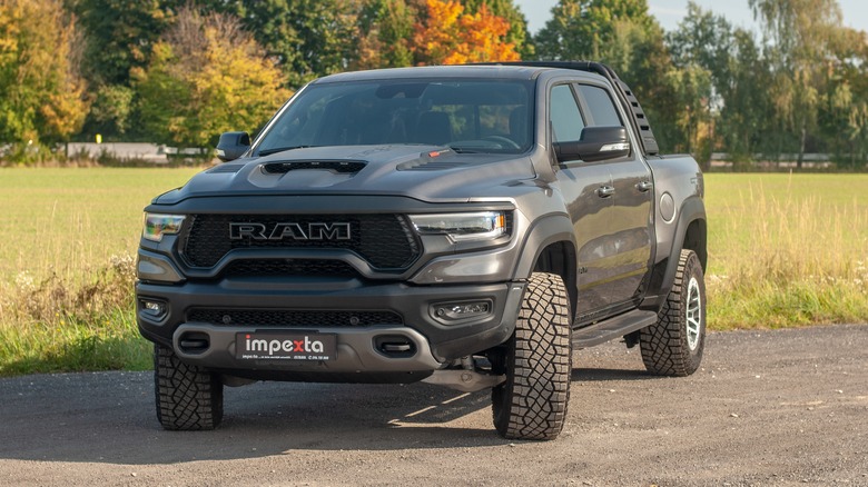 Ram 1500 TRX parked field