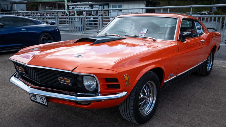 Orange 1970 Mach 1 Mustang