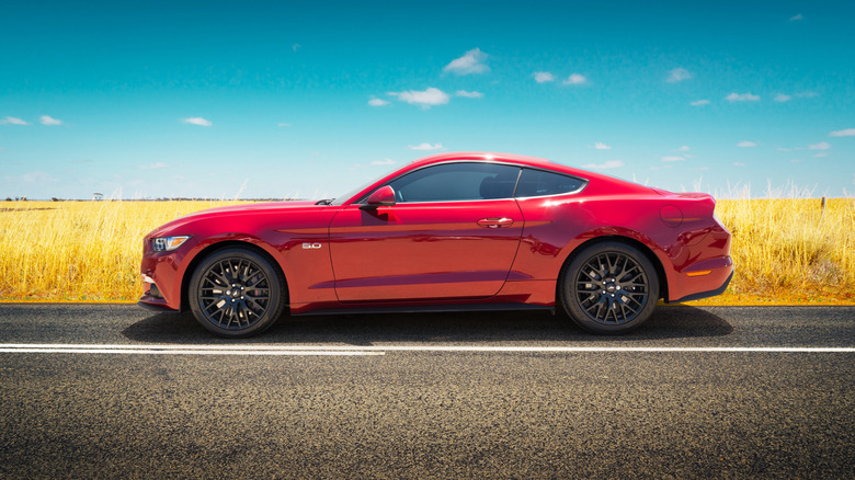 red Mustang GT