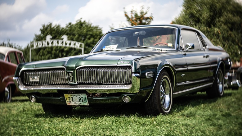 Mercury Cougar GT parked show