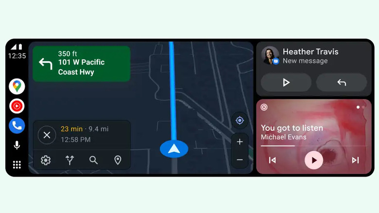 Navigation android auto