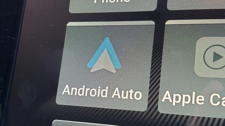 Android Auto button
