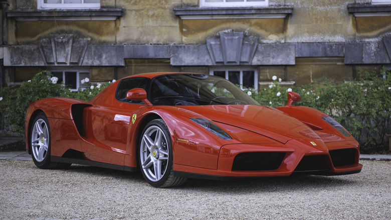 Ferrari Enzo parked