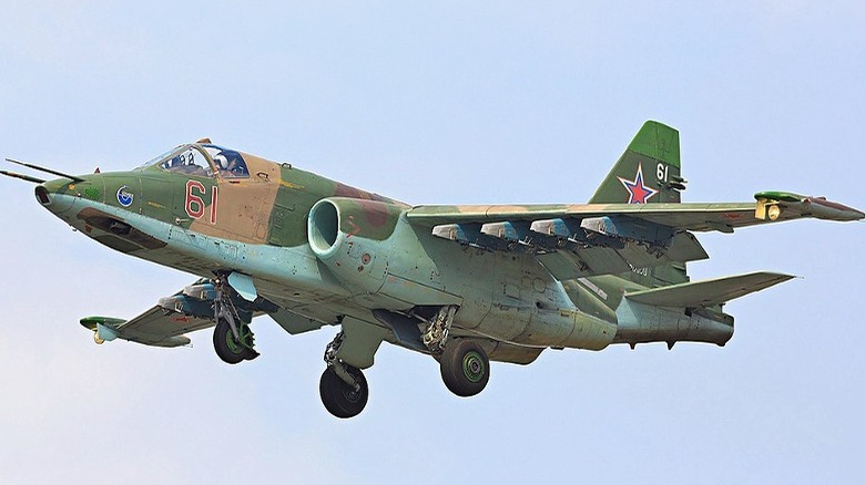 An Su-25 in flight