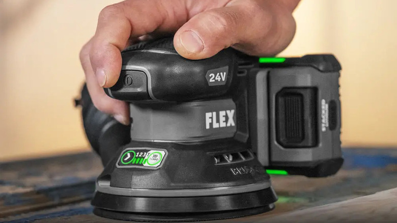 Flex orbital sander