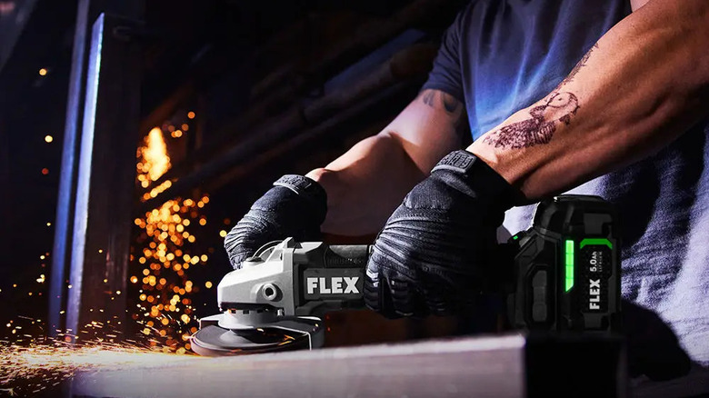 Flex angle grinder