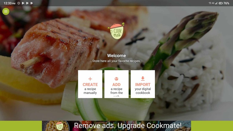 COOKmate app on Android