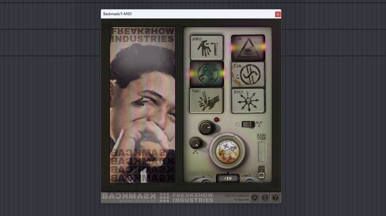 Freakshow Industries Backmask running in Ableton Live
