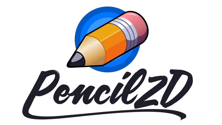 Pencil2D logo on white background