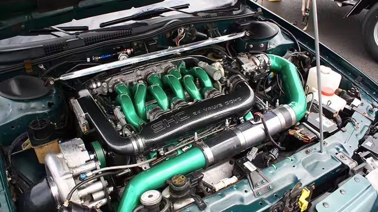 1991 SHO Taurus V6 with green pipes