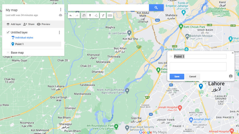 Creating own map in Google My Maps