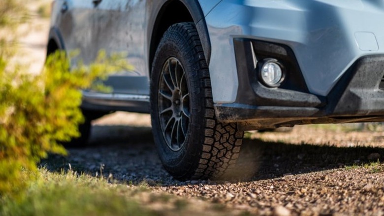 Toyo tires on an off-road vehicle