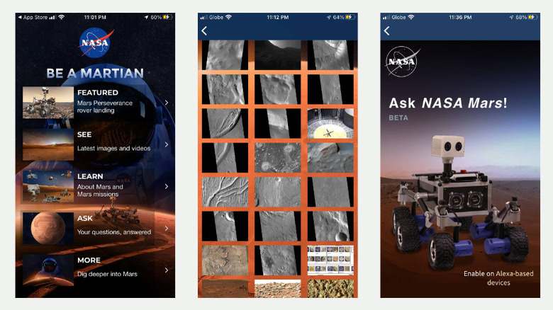 NASA Be A Martian on iPhone