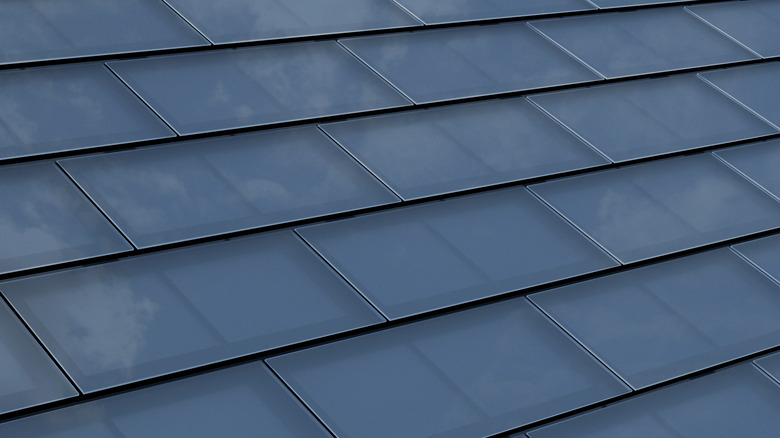 solar shingles on roof