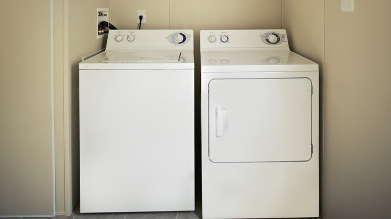 Old washer and dryer