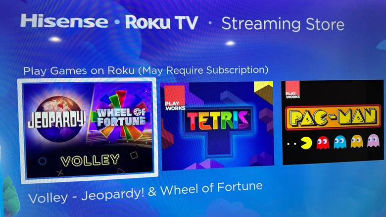 Play games on Roku