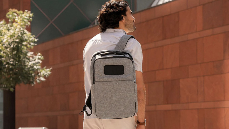 Solgaard's solar charged smart backpack