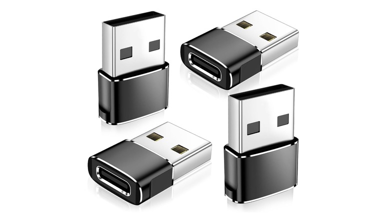 Four USB adapters