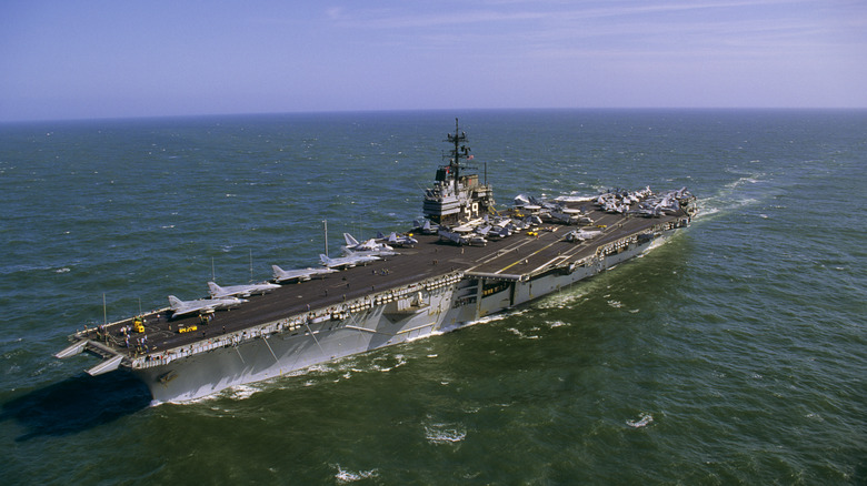 USS Forrestal at sea