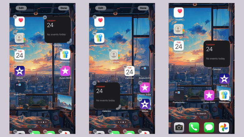 iOS 18 home screen customizations