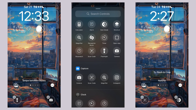 iOS 18 lock screen customizations