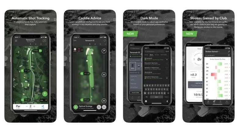 Arccos Caddie screens