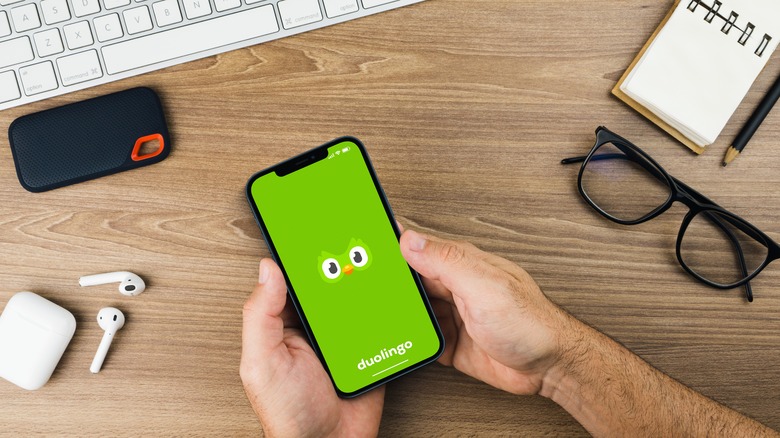 Duolingo on iPhone