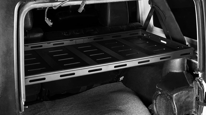 Hooke Road Cargo Rack in Jeep Wrangler