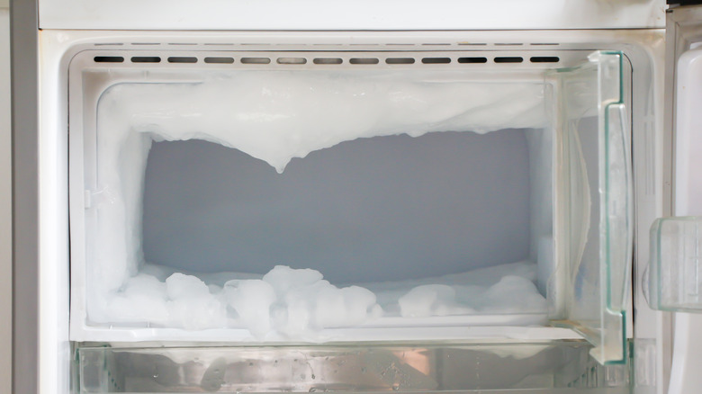 Freezer with excessive frost