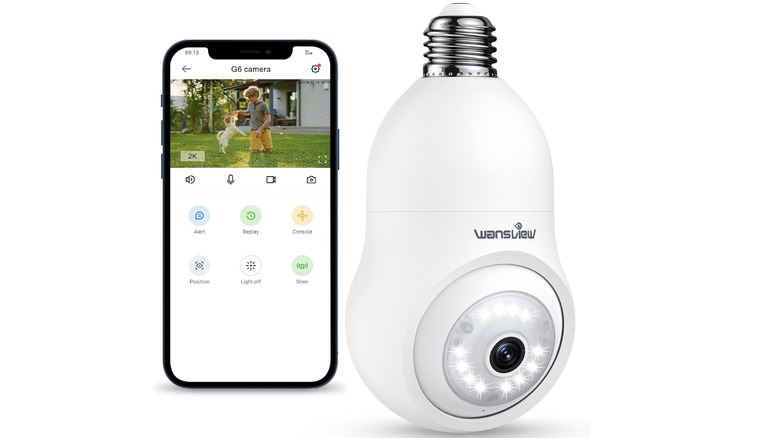 The Wansview 2K Light Bulb Camera (G6)