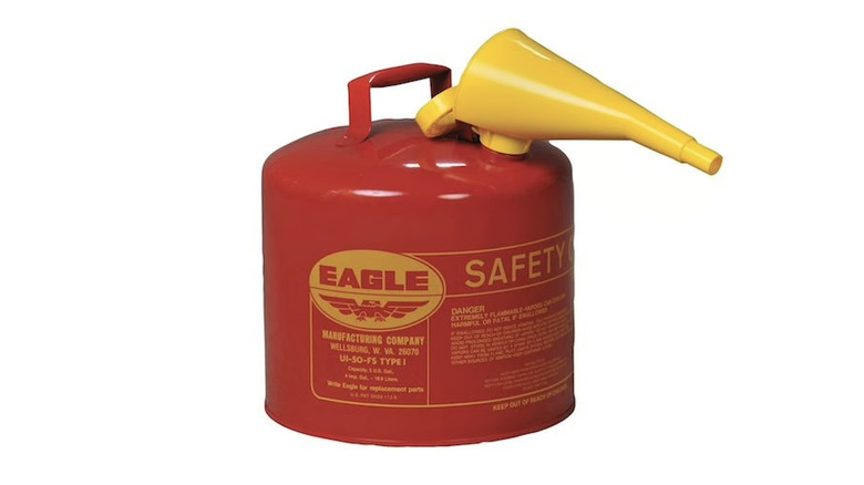 Eagle 5-Gallon Red Metal Gas Can 