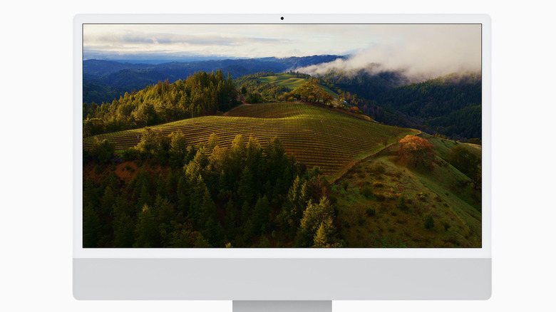 macOS Sonoma screen savers iMac