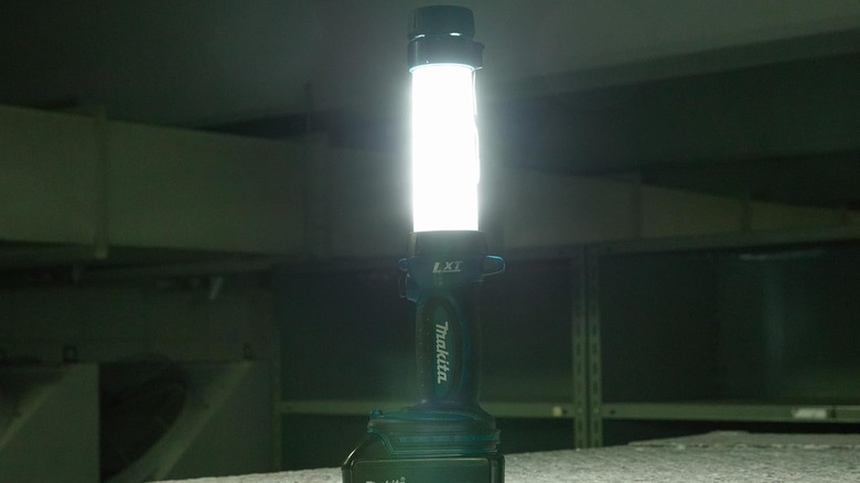 Makita LED Lantern on a table