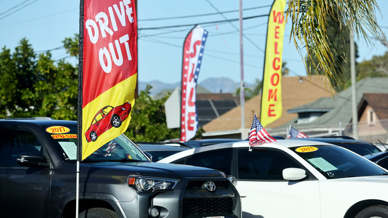 used car lot