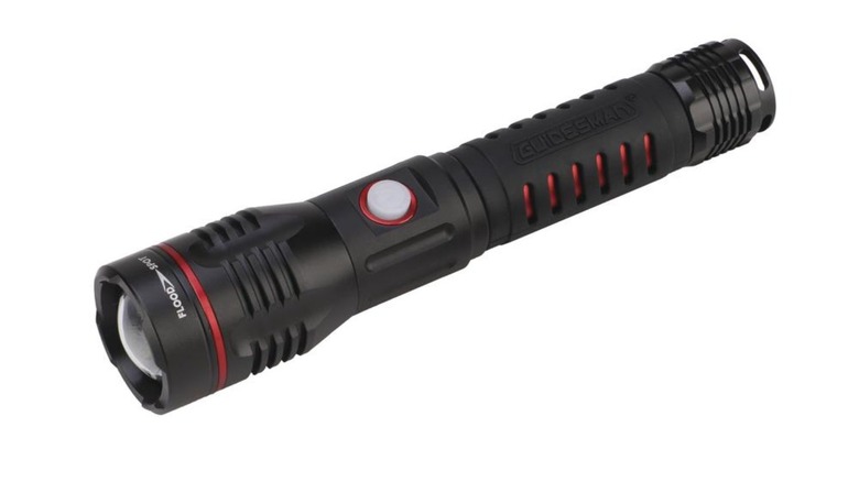 Flashlight with white background