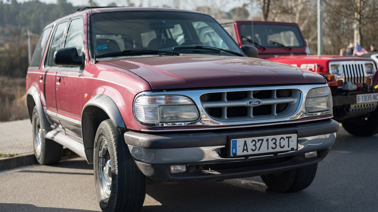 parked second-generation Ford Explorer