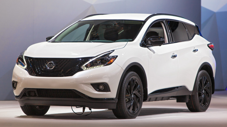 A 2018 Nissan Murano on display