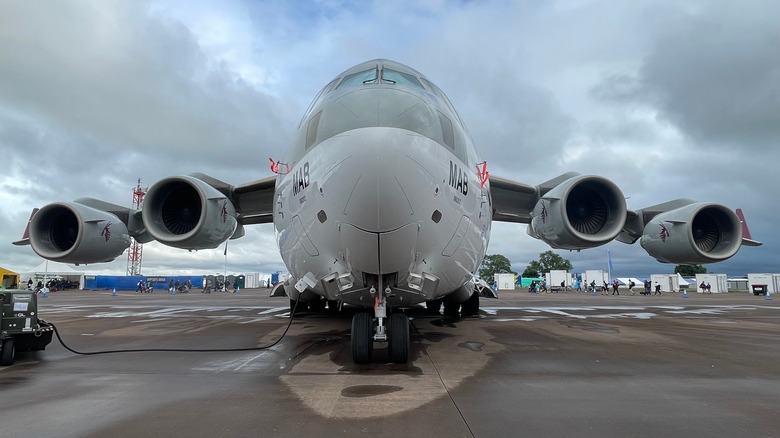 C-17 Globemaster parked on tarmac