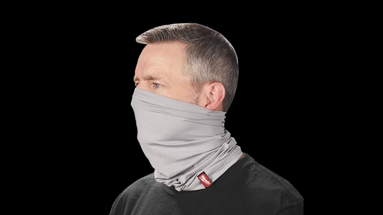 gray milwaukee neck gaiter