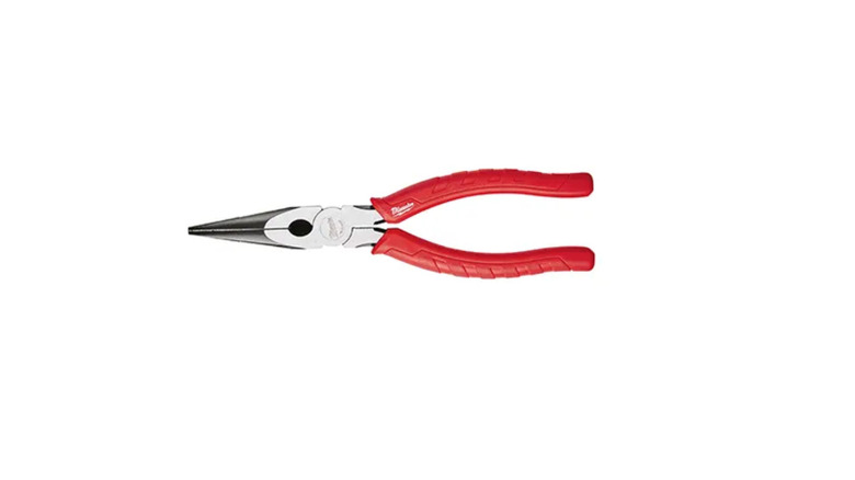 Milwaukee 8" Comfort Grip Long Nose Pliers