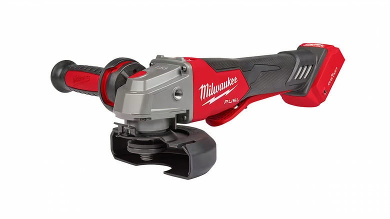 Milwaukee braking grinder