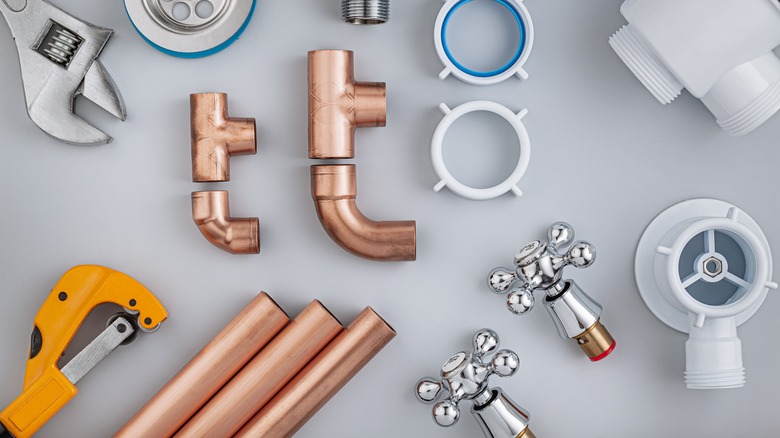 Plumbing tools and fittings