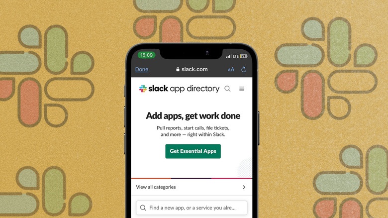 Slack app directory screenshot