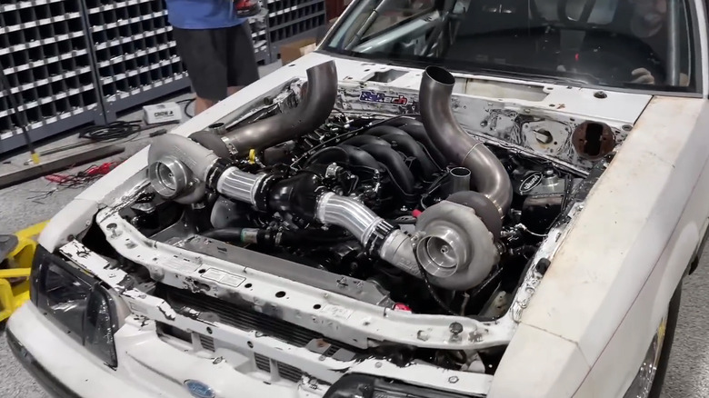 godzilla engine in mustang